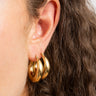 TILTIL Set van 2 Hoops Goldplated Saar - Things I Like Things I Love