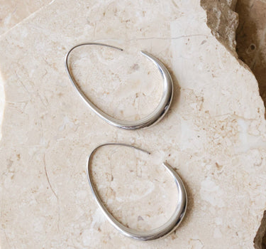 TILTIL Set van 2 Hope Hoops Oorbellen Zilver - Things I Like Things I Love