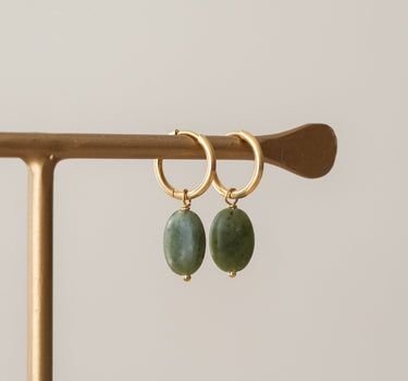 TILTIL Set van 2 Juniper Earrings Gold Groen - Things I Like Things I Love
