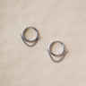 TILTIL Set van 2 Layered Chain Hoop Earrings Zilver - Things I Like Things I Love