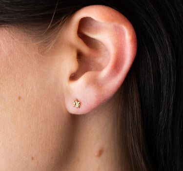 TILTIL Set van 2 Small Star Stud Earrings Goud - Things I Like Things I Love