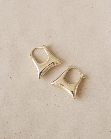 TILTIL Set van 2 Squary Hoop Oorbellen Gold - Things I Like Things I Love