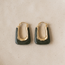 TILTIL Set van 2 Torty Earrings Gold Groen Goud - Things I Like Things I Love