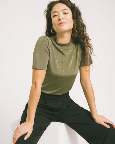 TILTIL Shimmy Highneck Olive - Things I Like Things I Love