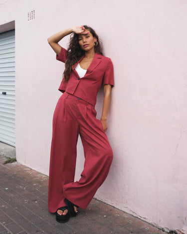TILTIL Shortsleeve Loma Blazer Red - Things I Like Things I Love