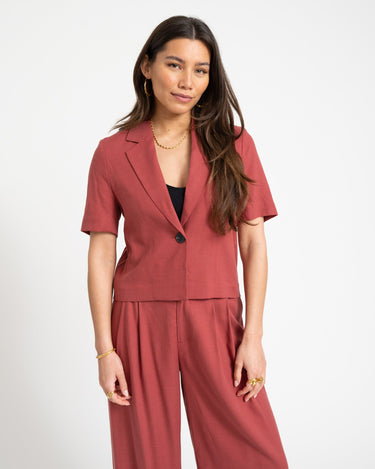 TILTIL Shortsleeve Loma Blazer Red - Things I Like Things I Love