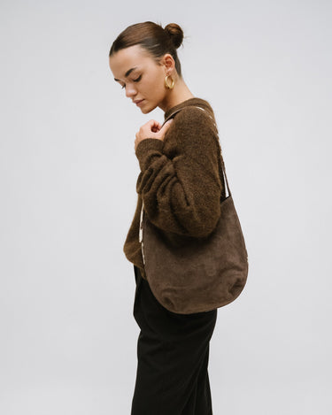 TILTIL Shoulder Bag Cow Strap Brown - Things I Like Things I Love