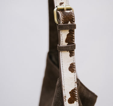 TILTIL Shoulder Bag Cow Strap Brown - Things I Like Things I Love