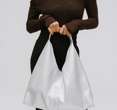 TILTIL Silver Shopper Bag - Things I Like Things I Love