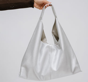 TILTIL Silver Shopper Bag - Things I Like Things I Love