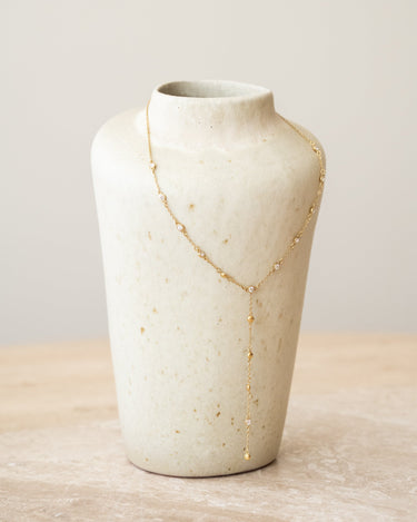 TILTIL Silver Zircon Necklace Goud - Things I Like Things I Love