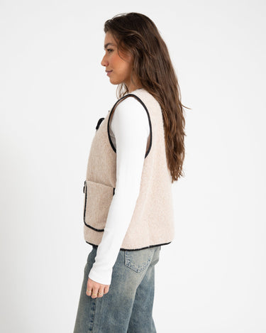 TILTIL Simone Gilet Beige One Size - Things I Like Things I Love