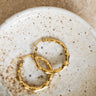 TILTIL Single Hoop Goldplated Bamboo - Things I Like Things I Love
