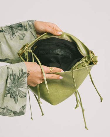 TILTIL Skye Laced Croco Bag Green - Things I Like Things I Love