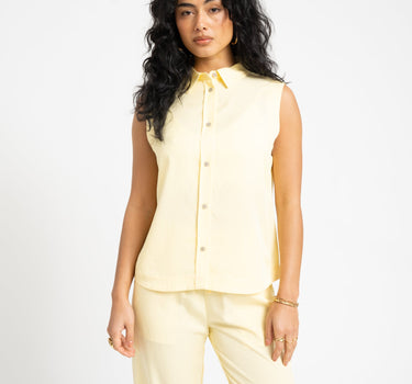 TILTIL Sleeveless Juna Blouse Yellow - Things I Like Things I Love