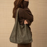 TILTIL Slouchy Faux Suede Bag Green - Things I Like Things I Love