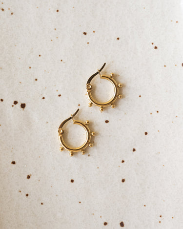 TILTIL Small Dot Hoop Goud - Things I Like Things I Love