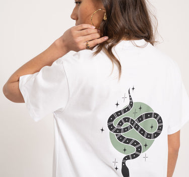TILTIL Snake Tee White - Things I Like Things I Love