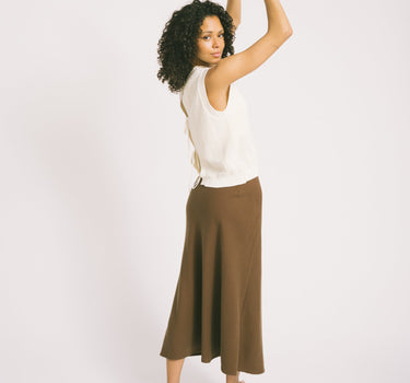 TILTIL Soesja Open Back Top Beige - Things I Like Things I Love