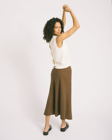 TILTIL Soesja Open Back Top Beige - Things I Like Things I Love