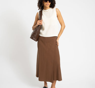 TILTIL Soesja Open Back Top Beige - Things I Like Things I Love