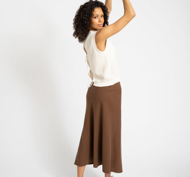TILTIL Soesja Open Back Top Beige - Things I Like Things I Love
