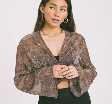 TILTIL Sonny Mermaid Top Bronze Glitter One Size - Things I Like Things I Love