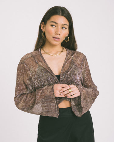 TILTIL Sonny Mermaid Top Bronze Glitter One Size - Things I Like Things I Love