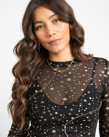 TILTIL Sora Starry Mesh Black - Things I Like Things I Love