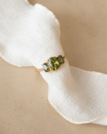 TILTIL Sora Zircon Ring Groen Goud - Things I Like Things I Love