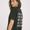 TILTIL Spread The Love Tee Black - Things I Like Things I Love