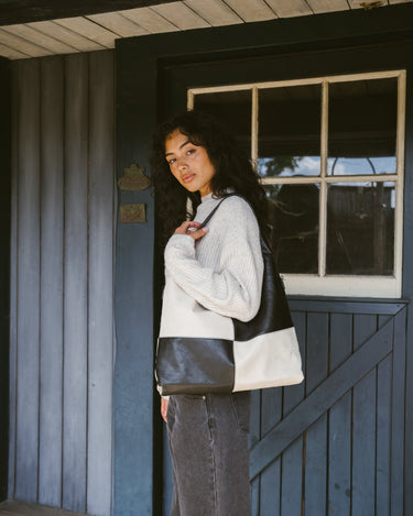 TILTIL Square Bag Black White - Things I Like Things I Love