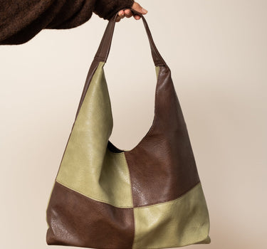TILTIL Square Bag Brown Green - Things I Like Things I Love