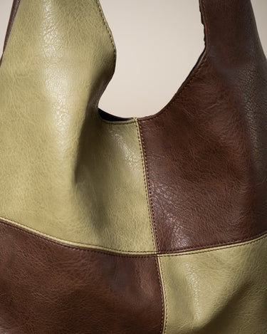 TILTIL Square Bag Brown Green - Things I Like Things I Love