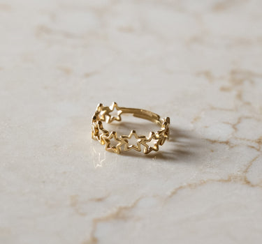 TILTIL Stargirl Adjustable Ring Gold - Things I Like Things I Love