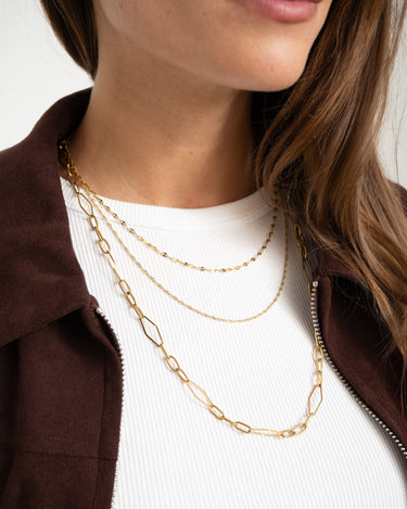 TILTIL Statement Long Necklace Bodhi Gold - Things I Like Things I Love