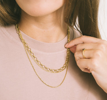 TILTIL Statement Necklace Nova Gold - Things I Like Things I Love