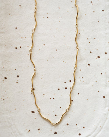 TILTIL Statement Necklace Swirl Gold - Things I Like Things I Love