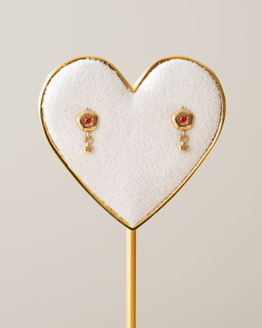 TILTIL Stella Stud Earrings Oranje Goud - Things I Like Things I Love