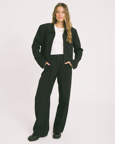 TILTIL Stitch Pintuck Pants Black - Things I Like Things I Love