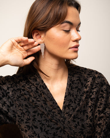 TILTIL Strass Disco Pointy Earrings Gold - Things I Like Things I Love