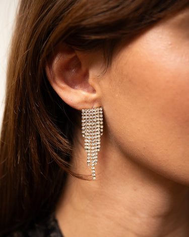 TILTIL Strass Disco Pointy Earrings Gold - Things I Like Things I Love