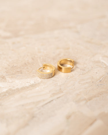 TILTIL Strassy Basic Hoop Gold - Things I Like Things I Love