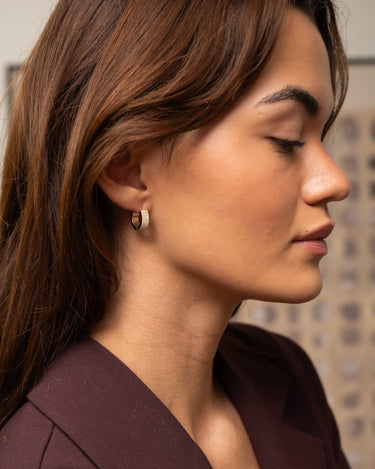 TILTIL Strassy Basic Hoop Gold - Things I Like Things I Love