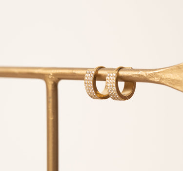 TILTIL Strassy Basic Hoop Gold - Things I Like Things I Love