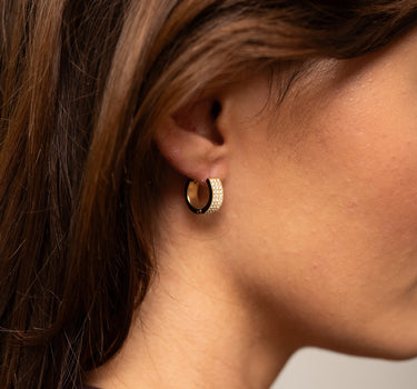 TILTIL Strassy Basic Hoop Gold - Things I Like Things I Love