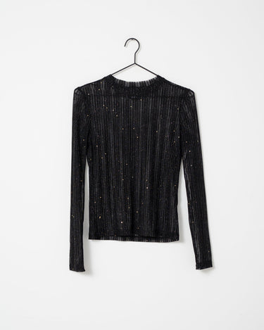 TILTIL Striped Glitter Mesh Black - Things I Like Things I Love