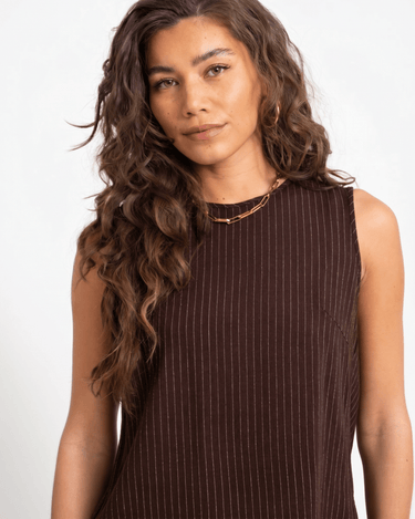 TILTIL Striped Lizzy Top Brown - Things I Like Things I Love