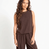 TILTIL Striped Lizzy Top Brown - Things I Like Things I Love