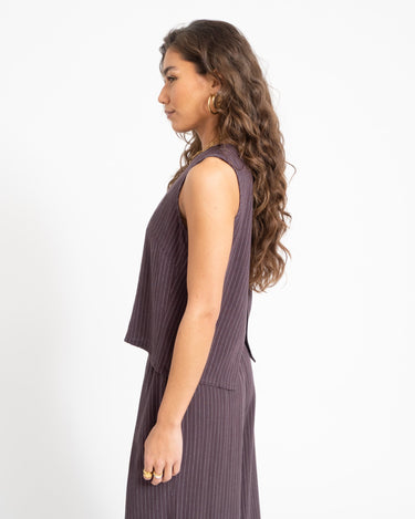 TILTIL Striped Lizzy Top Brown - Things I Like Things I Love